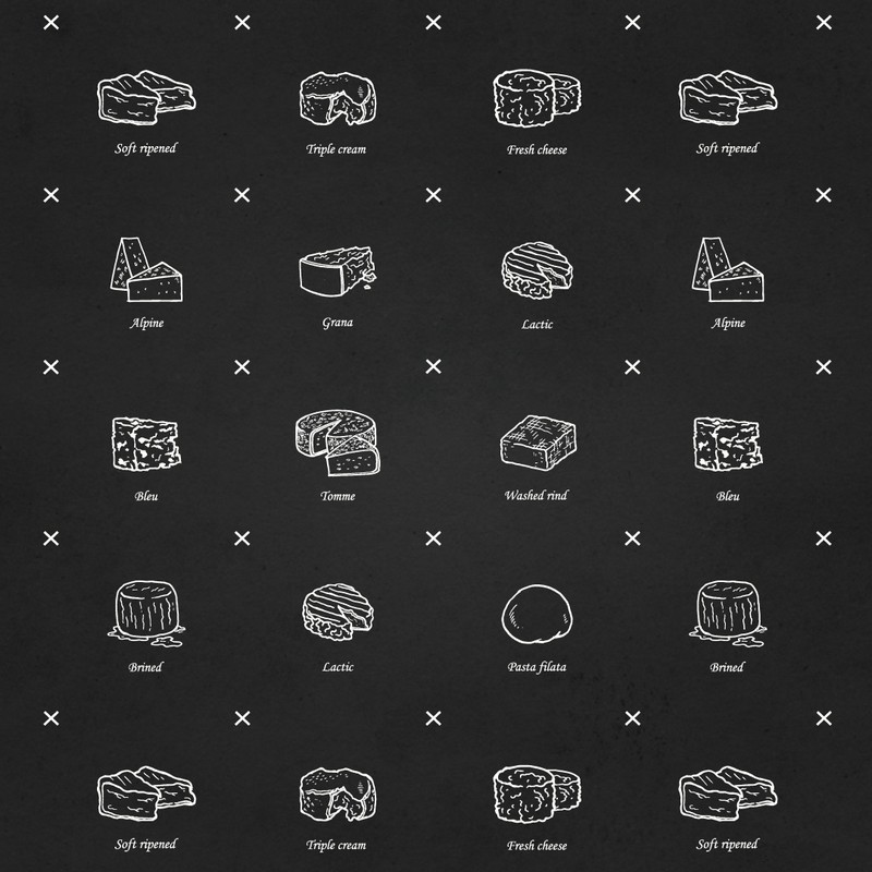 Cheese drawings - Slate